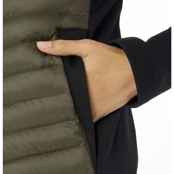 NEW 32 Degrees Womens Jacket Size S Green Mixed Media Forrestwood Soft Feel! - Picture 5 of 6